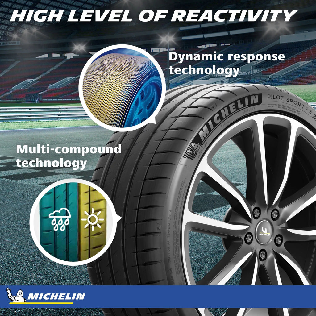 Mercedes-Benz 245/35ZR20/XL Sport 2010-16 Summer S Tire 2017-19 Fits: 528i Pilot E300 Michelin Base BMW (95Y) 4 4Matic,
