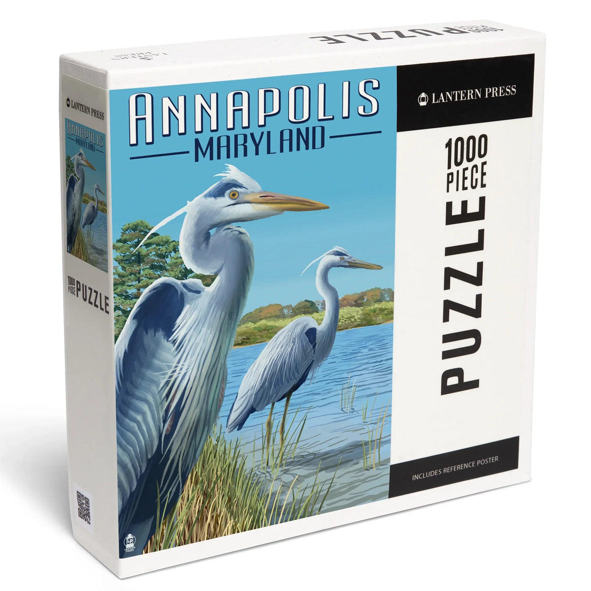 Lantern Annapolis, Maryland, Piece Press Herons Puzzle, Blue 1000 Jigsaw