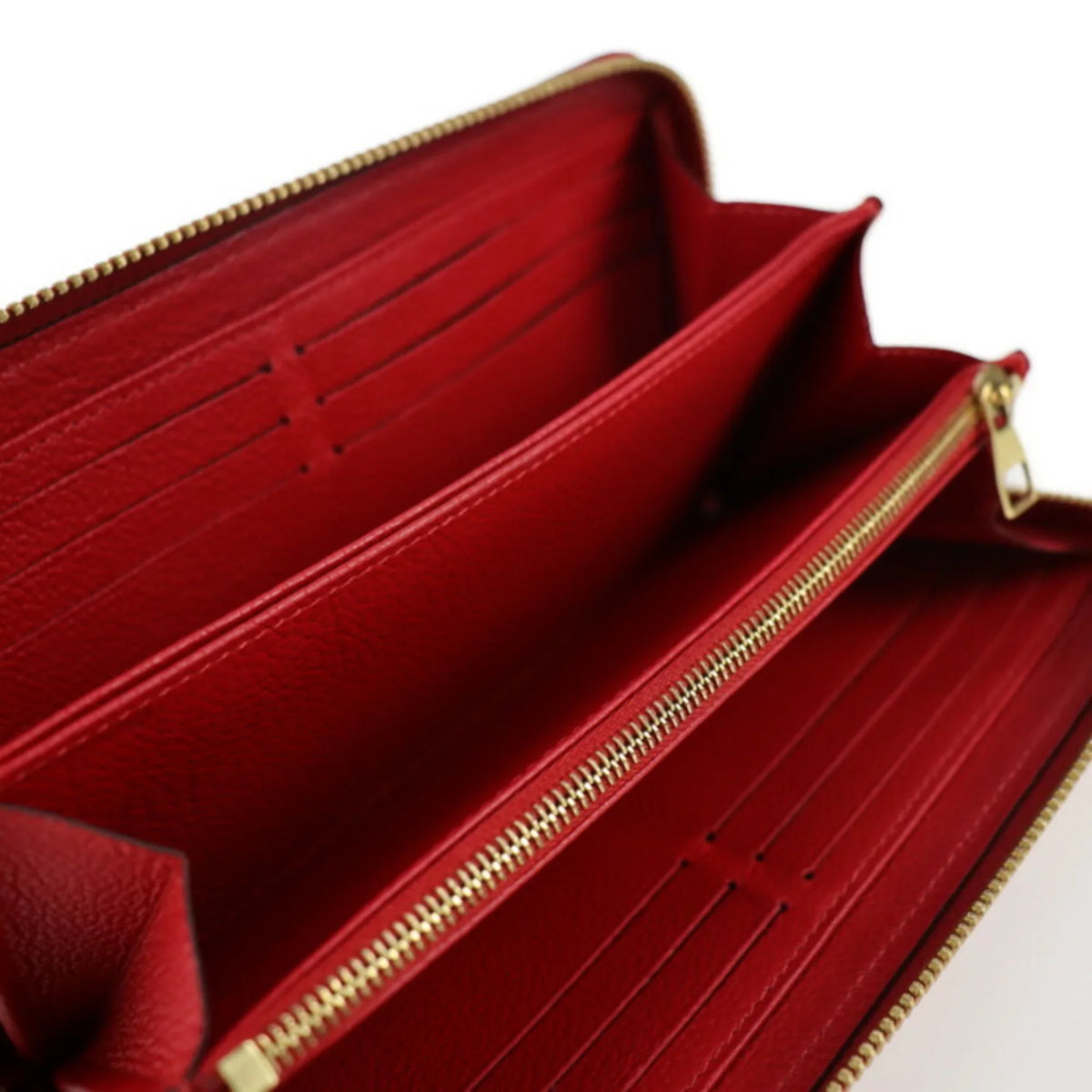 Zip Cerise Louis Vuitton M60737 Pre-Owned Monogram Around Zippy Implant Long (Good) LOUIS Zipper Wallet VUITTON Round