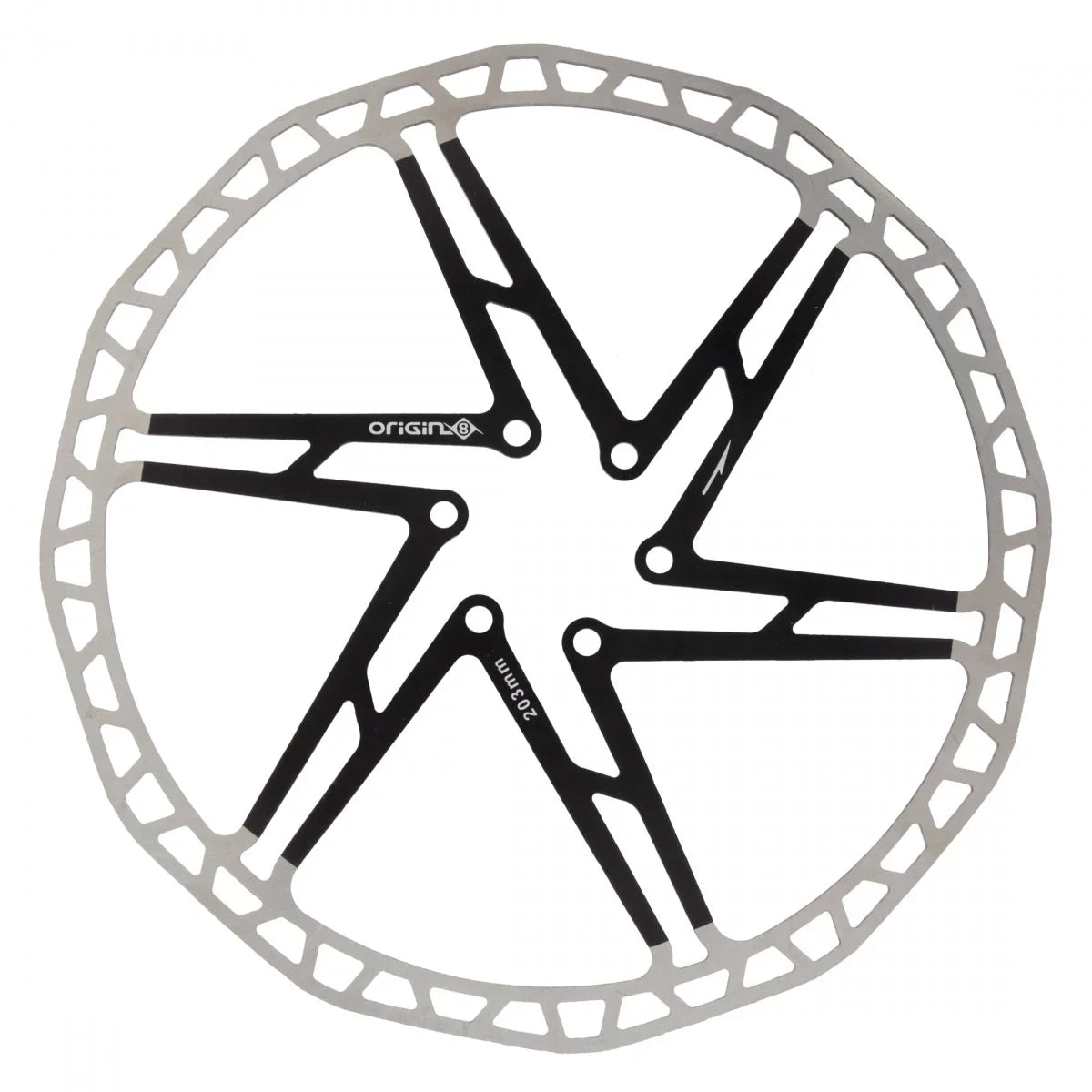 203mm Origin-8 Brake Part Bk One-Piece 6b SpeedCheck 1p Rotor Disc Rotors Disc