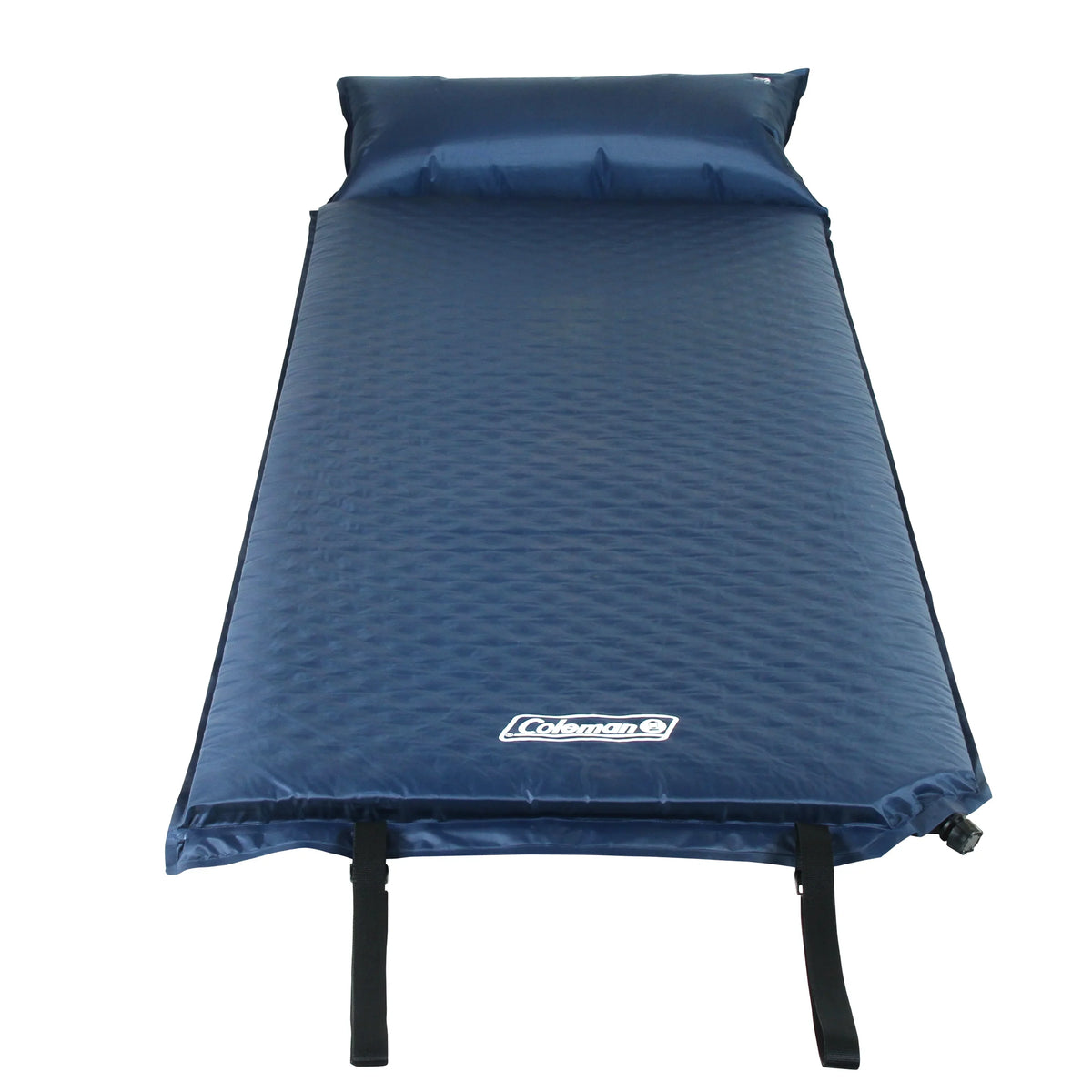 Sleeping with Self-Inflating Pillow, x Camp Pad 25" 76" Coleman