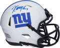 Eclipse Riddell Autographed Giants Alternate Golladay York Mini Lunar Helmet New Kenny Speed