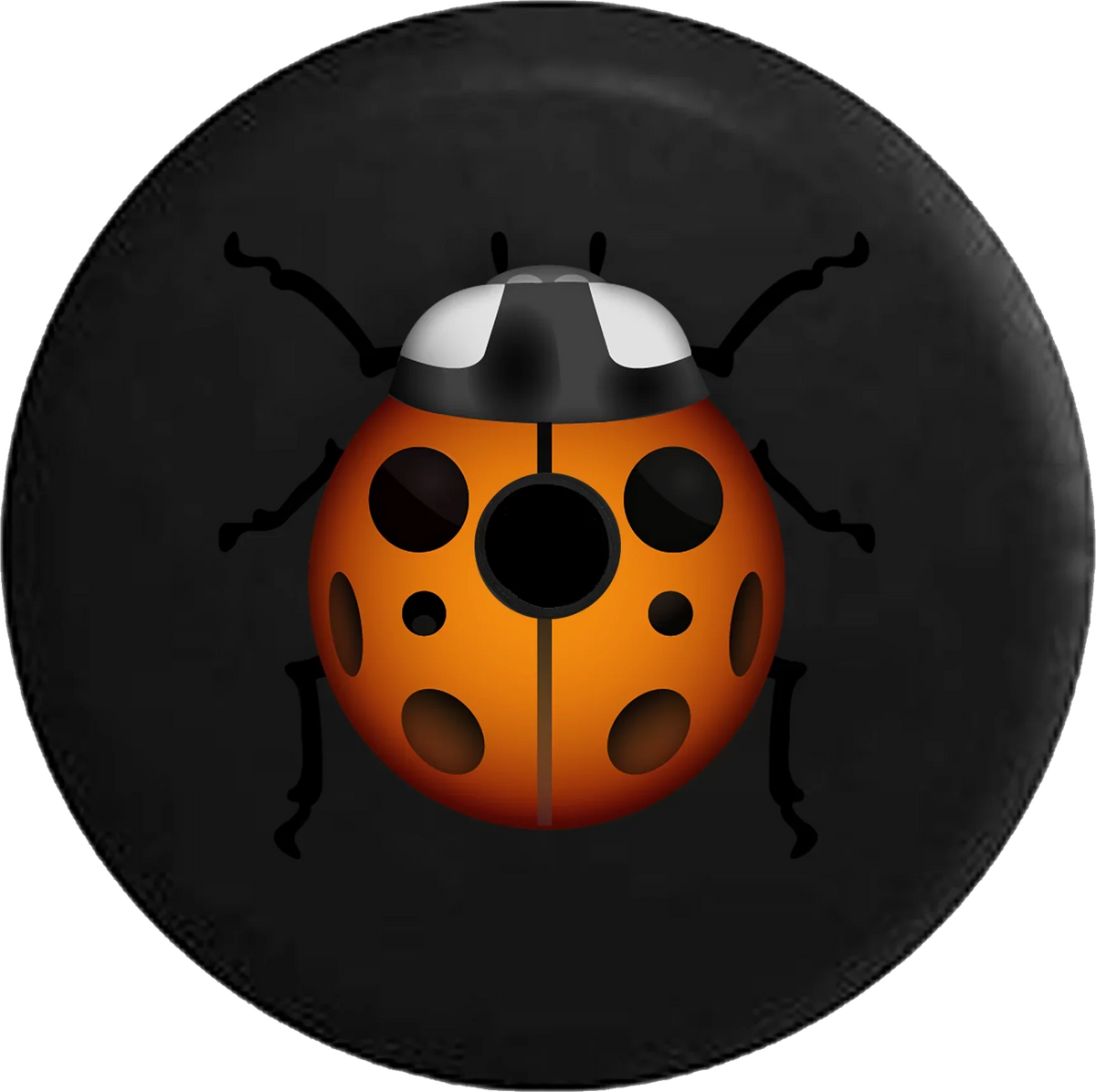 Backup Text Ladybug Wrangler JL Spare Jeep for Inch 2018 RV 2019 33 Tire Emoji Camera Cover