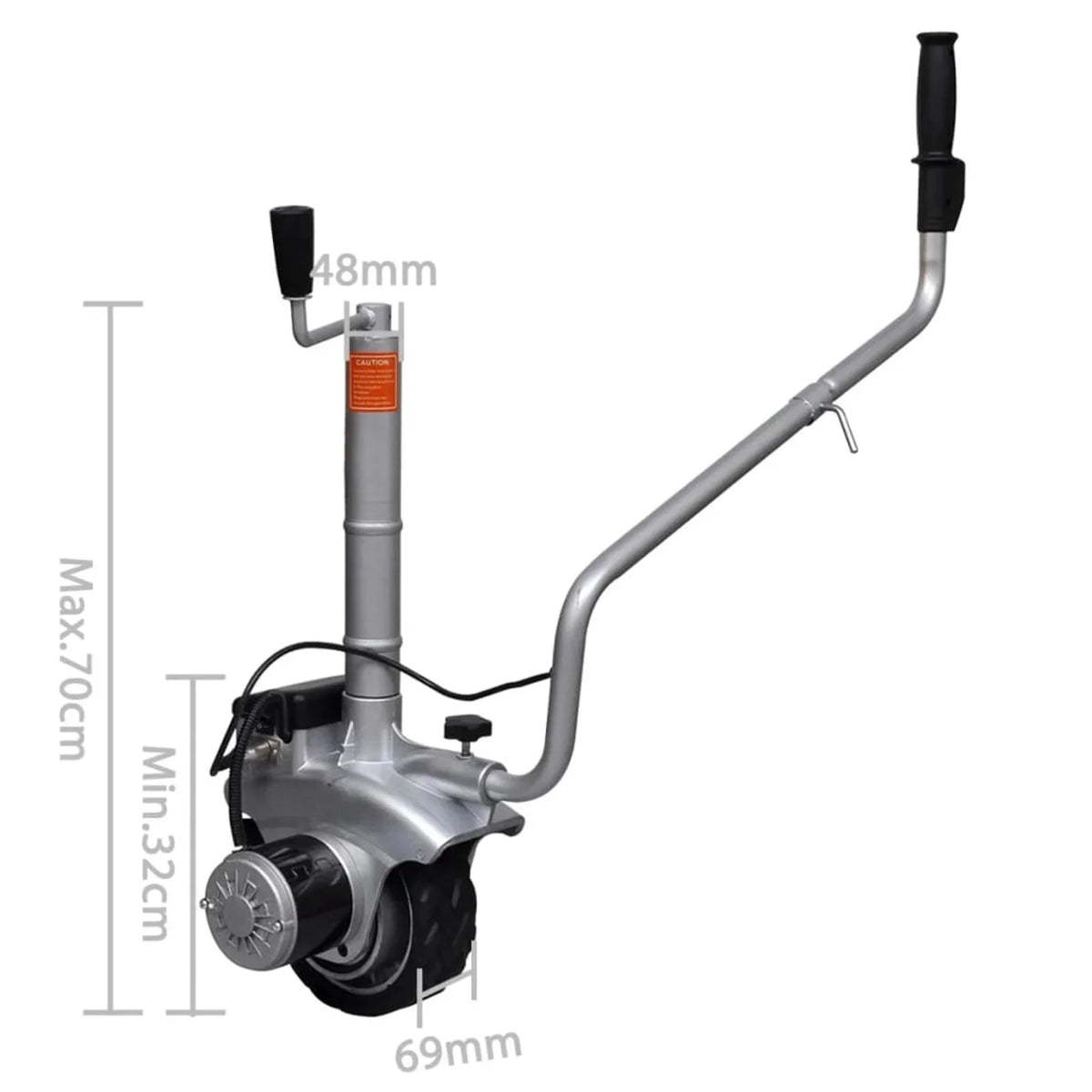 V Jockey Wheel W Mover Trailer Motorized 350 12