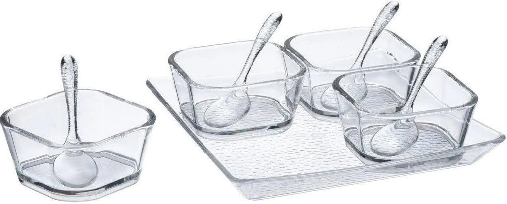 Dining Parties, 6) 7.75" For Of Clear With Premium Serving Events, (7.75" - & 1", X Pack Perfect Set Spoons X