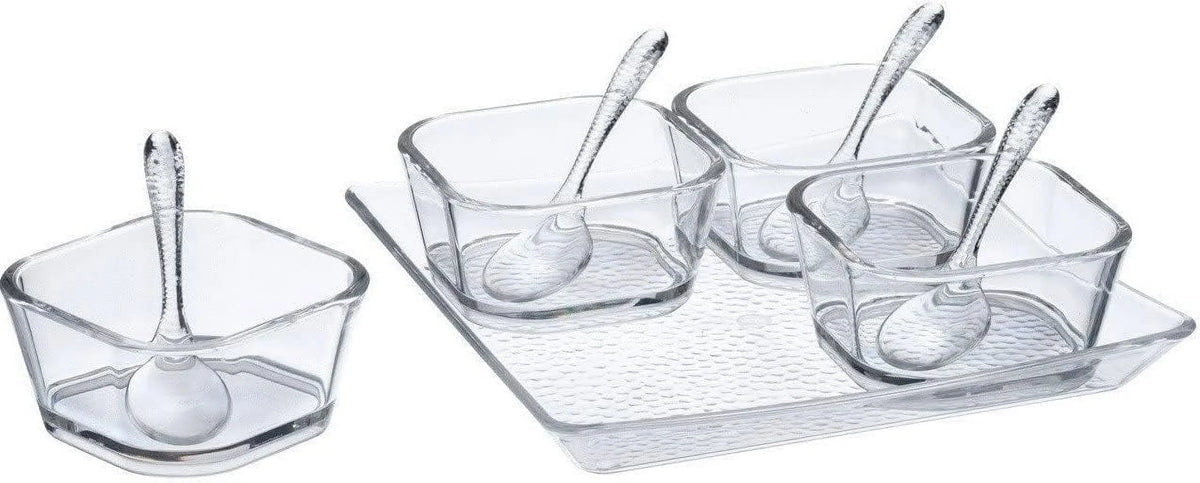 Dining Parties, 6) 7.75" For Of Clear With Premium Serving Events, (7.75" - & 1", X Pack Perfect Set Spoons X