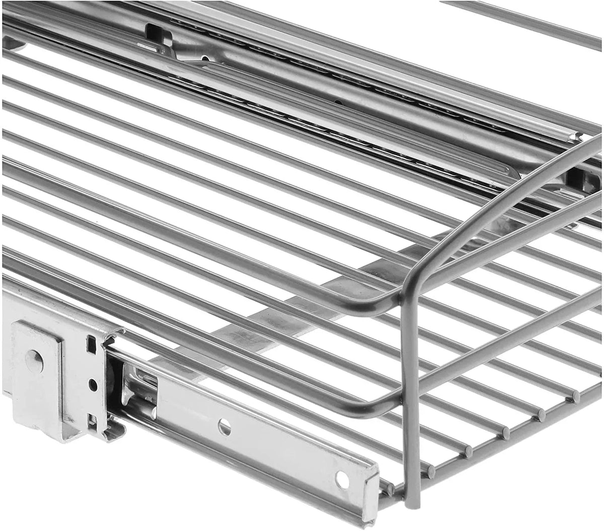 12 W Vogt x in & Basket Cabinet in. in. Multi-Use D in. 5 Organizer Silver x 20 Knape H RS-MUB-11-FN Pull-Out