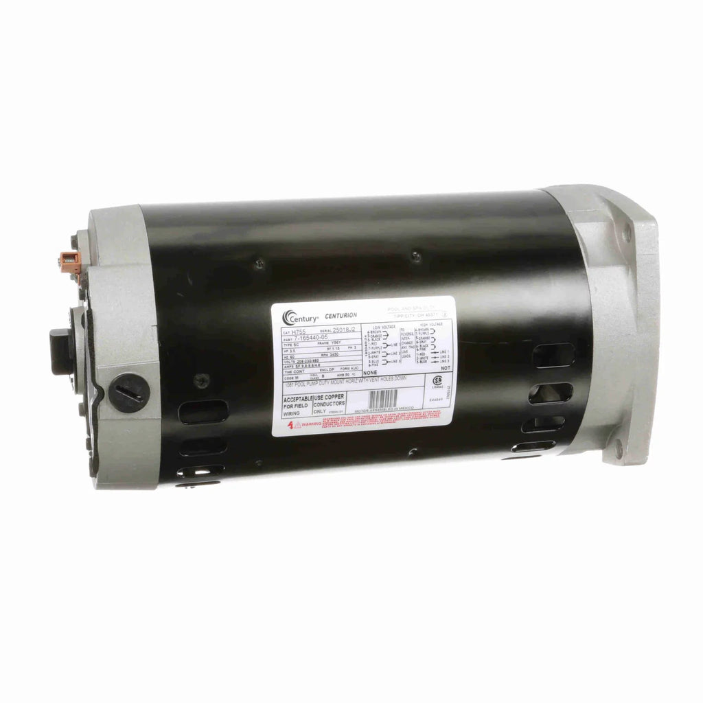 Full-Rated Square Motor HP Supply Flange 3-Phase The Pool 3 Shop Pump Pool