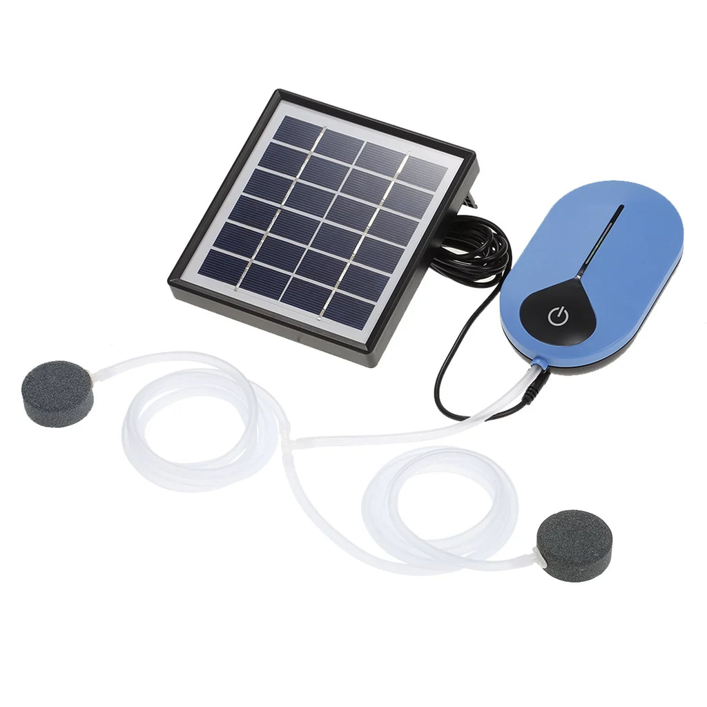 Airpump Pond Aerator Round Pump Aerator Dadypet Washboa Tank Solar IUPPA Mini Fish 1.5W Tank Pond Pump Air Solar Fish boa Aerator Aerator Pump Bubble Pipe Pond Stone Fountain,Air Air Air Aerator