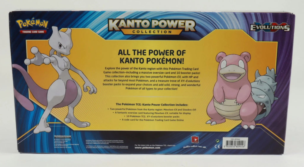 Card and Collection Mewtwo-EX Kanto Power Slowbro-EX Pokemon Games Trading