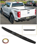 BLACK Trunk Models Ford 2019-Present Ranger Street Lid Rear Tailgate Spoiler MATTE - Plastic Series For | Wing Replacement ALL ABS