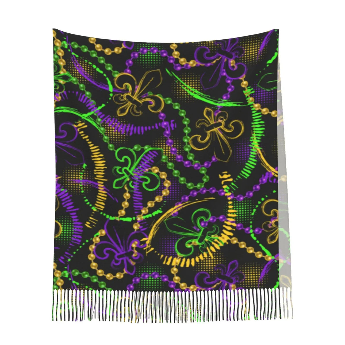For Bingfone Shawl Women Scarf Cashmere Feel Warm Soft Neon Scarves Mardi Elegant Gifts- Winter Wrap Gras Large Art Print