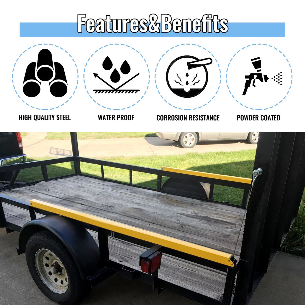 Trailer Lift Tailgate 2 Sided System 350 Gate HECASA Pounds Ramp Lift Assist Liftgate Utility