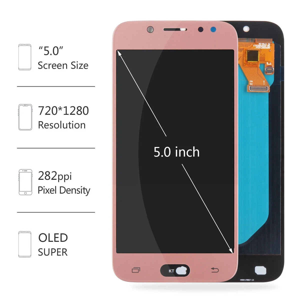 Touch Replacement Screen Assembly LCD SAMSUNG Display 2017 Repair Pro J5 Digitizer Parts(Pink) For Galaxy J530
