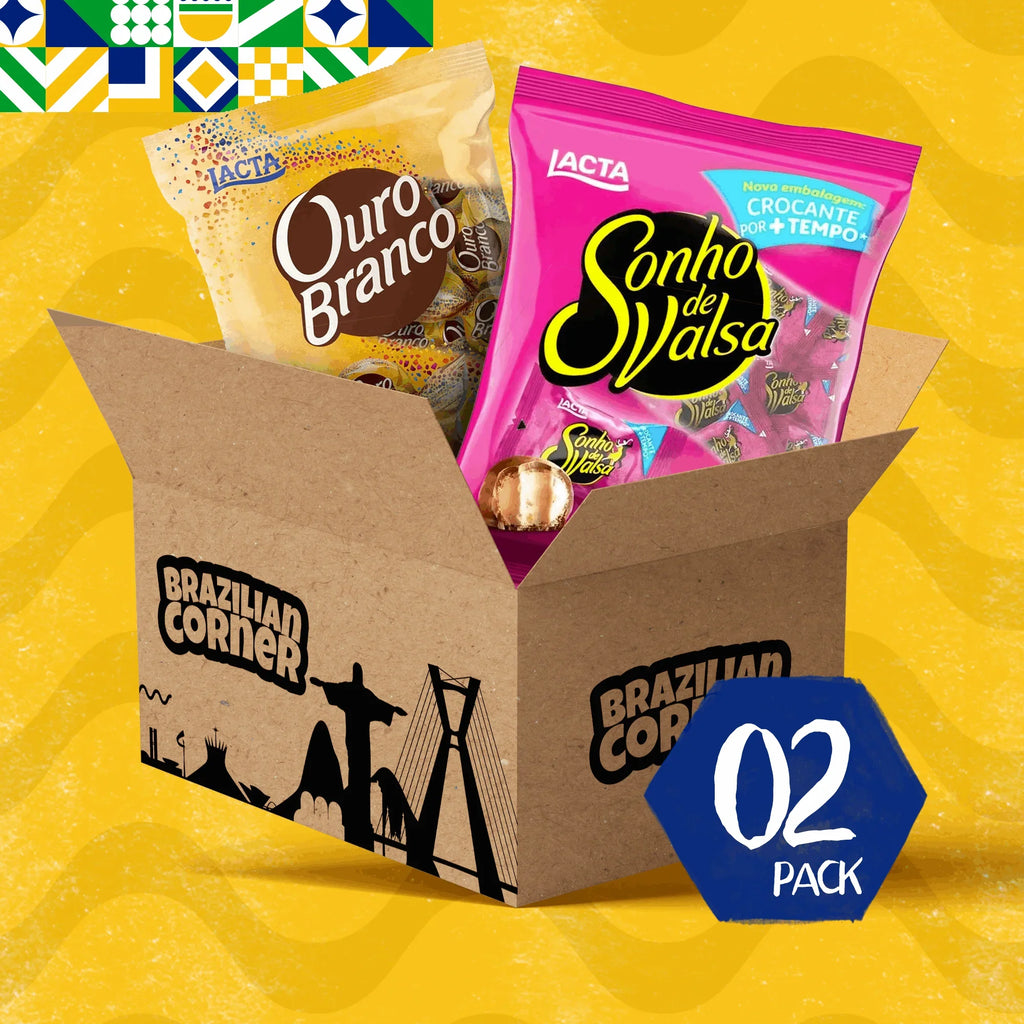 Sonho Valsa Bundle Bombom Ouro 1kg + Corner 1Kg Lacta - Branco Brazilian De