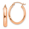 for and Earrings; Real Polished Rose and Oval for Men Gold Adults Women Hoop 14kt Tube Teens;