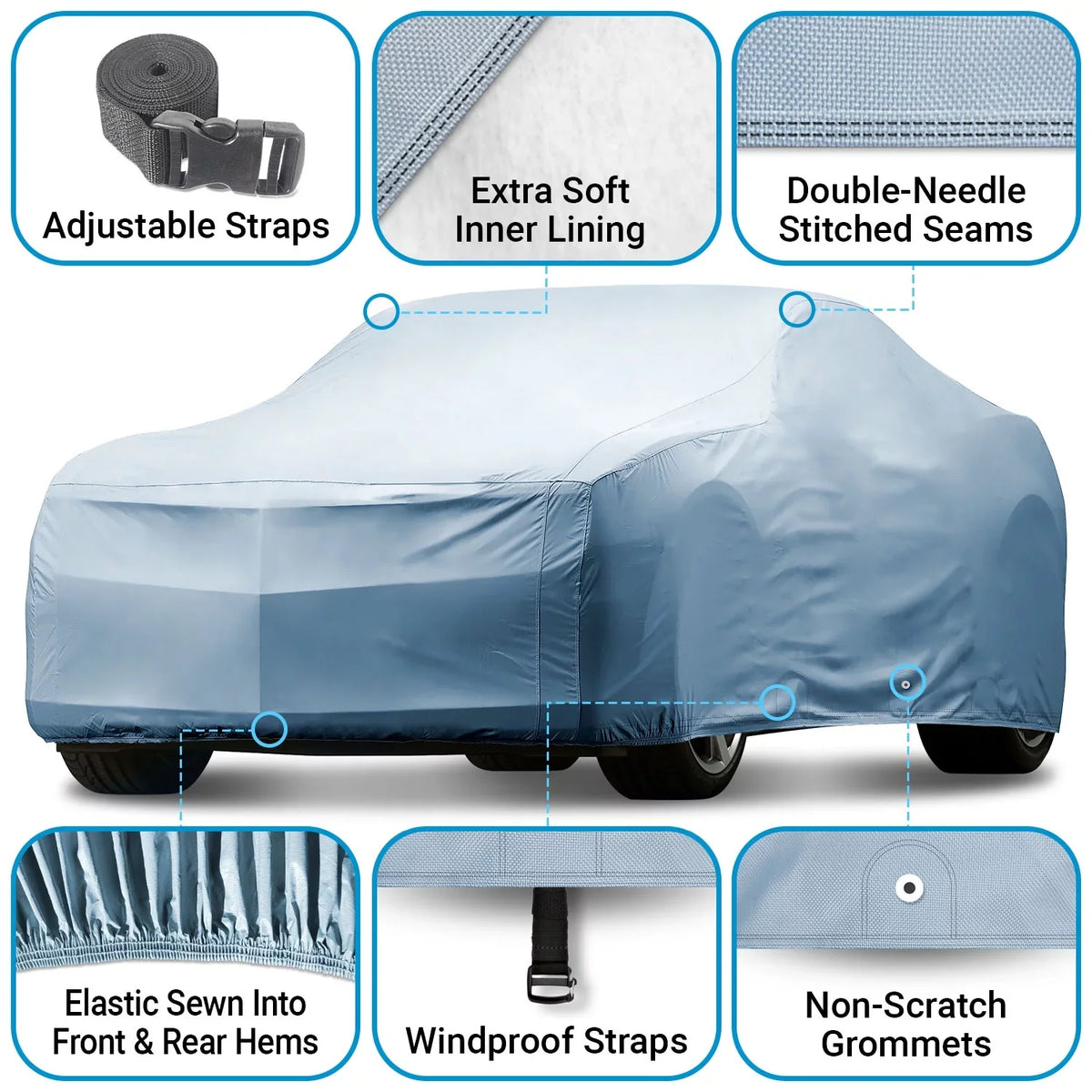 All-Weather Delta Fits: Cover 4-Door] 88 Car Custom [Oldsmobile 1986-1991 Waterproof