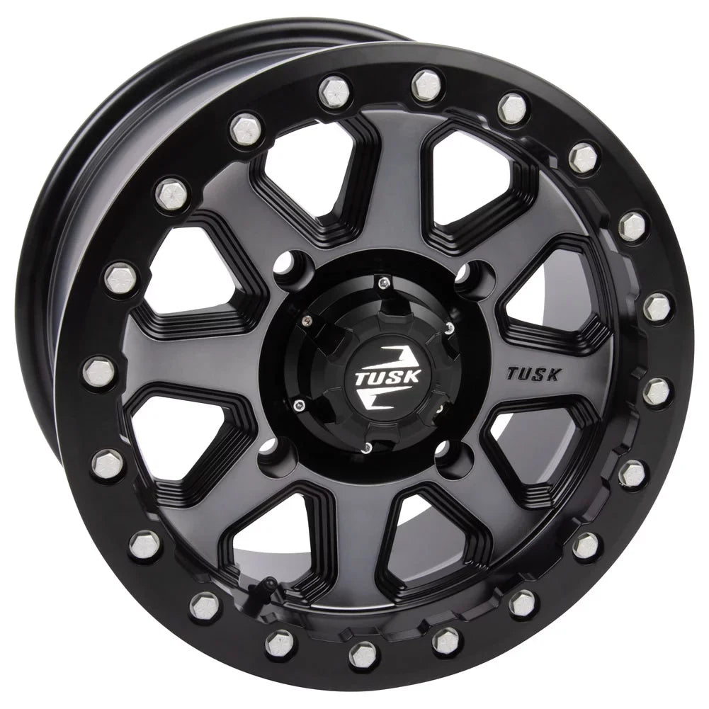 2022 Wheel 1000 For Gunmetal/Black 5.0 Uinta R-Spec 2 Wolverine RMAX Tusk YAMAHA 4/156 2.0 14x7 + Beadlock