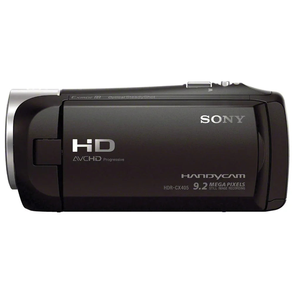 '+ Handycam - HD 64GB Extra HDR-CX405 Sony Kit Flash + Battery