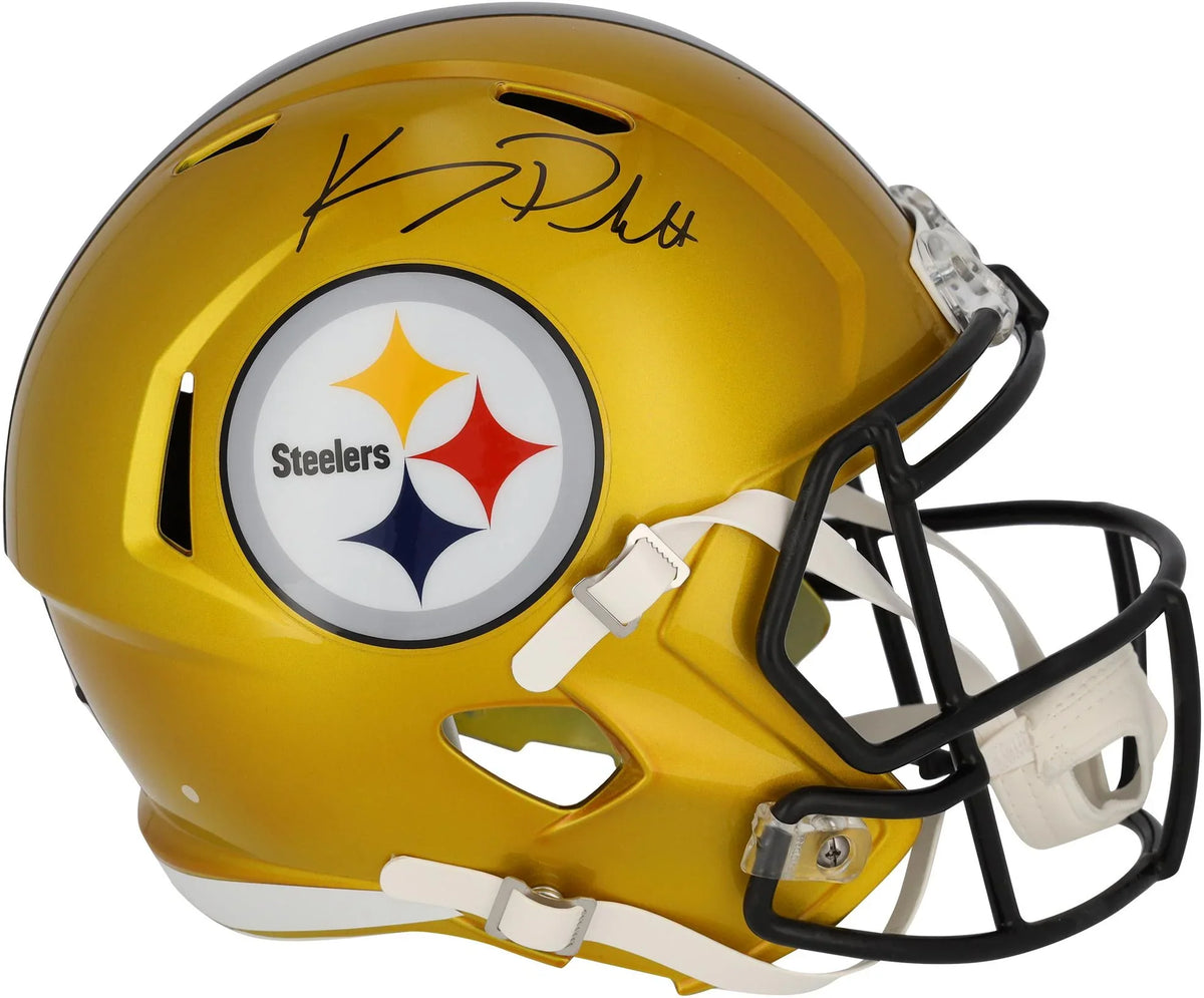 Autographed Speed Certified Helmet Riddell Authentic Flash Pickett Replica Pittsburgh Steelers - Kenny Fanatics