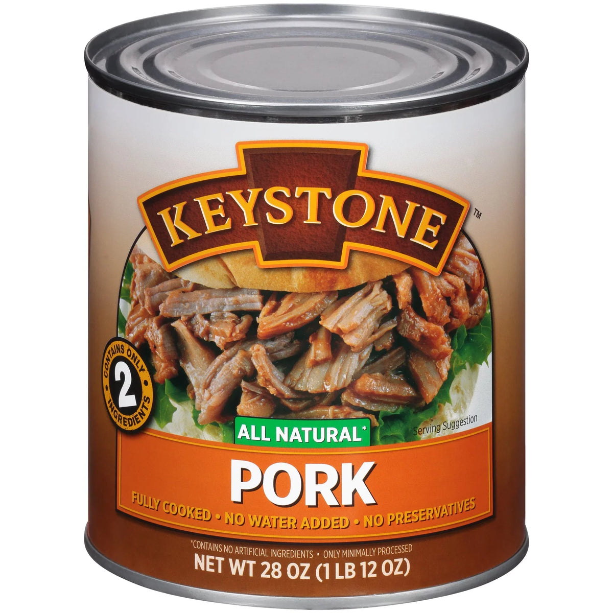 For Pack) Survival All Backpacking Hiking Natural to Keystone Ready 28 Food ✅ Eat oz ✅ Emergency Cans and Can Pork Camping (6