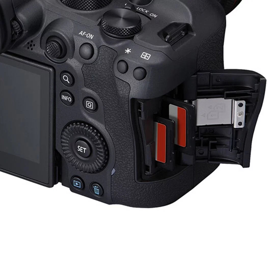 (Body) with Case Accessory R6 + Flash Mark SanDisk ZeeTech Card Camera 64GB Bundle EOS II LED Canon + Memory + Mirrorless
