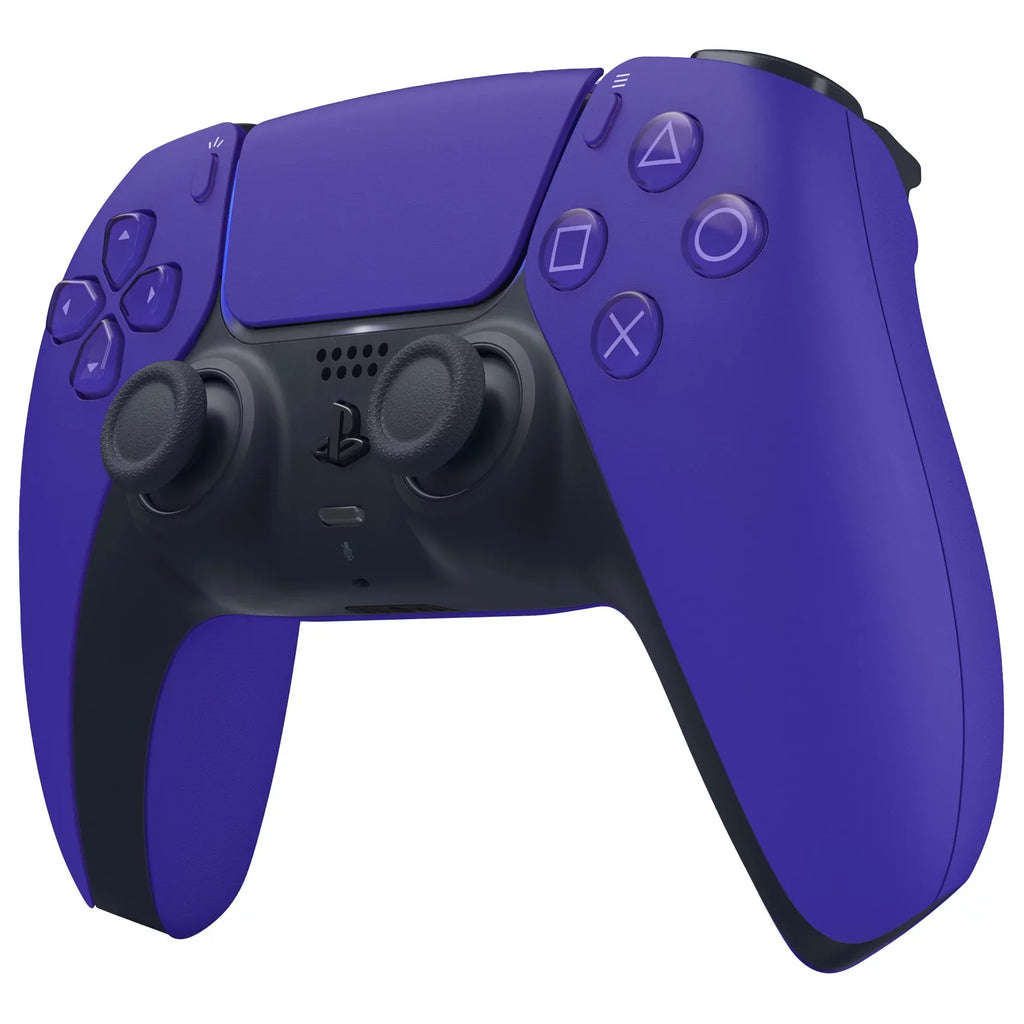 Playstation Disc Controller (Sony - 5 Version Dual Extra Galactic Sony Disc) Purple PS5 with Station and Charging Bundle