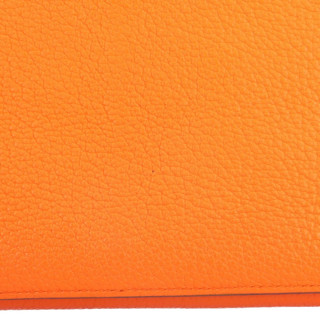 Women's BRB10010000013133 Hermes Bag Clemence Pre-Owned Orange Taurillon Shoulder 34 HERMES Gypsière (Good)
