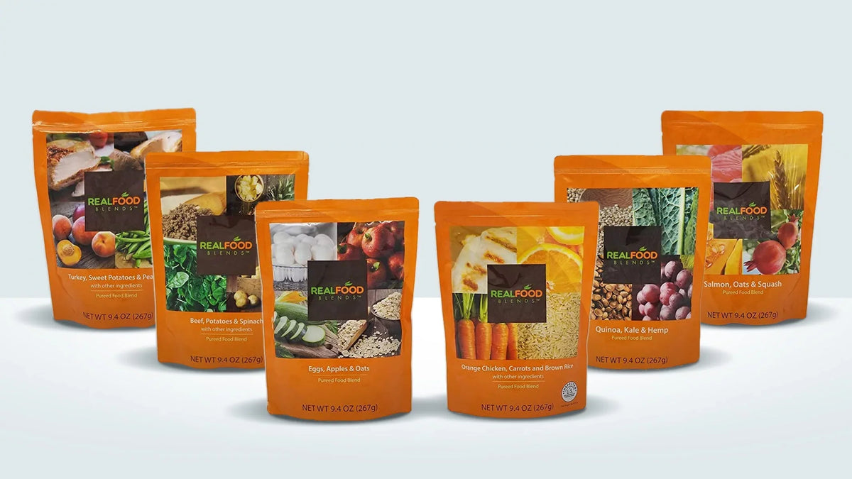 Real of Pouch Blends People Pack Tube Variety Fed Meals (Pack 9.4 Oz - 12) Food for - -