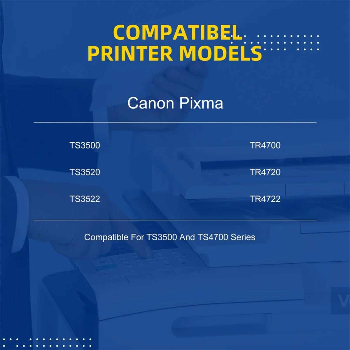 Cartridge ink for Canon Canon for Yield TS3522 Pixma Color for TS3520 High 276 TR4720 and Printer Pack ink TR4700 Ink 275 TS3500 Black 275 TR4722 275xl Combo Printer