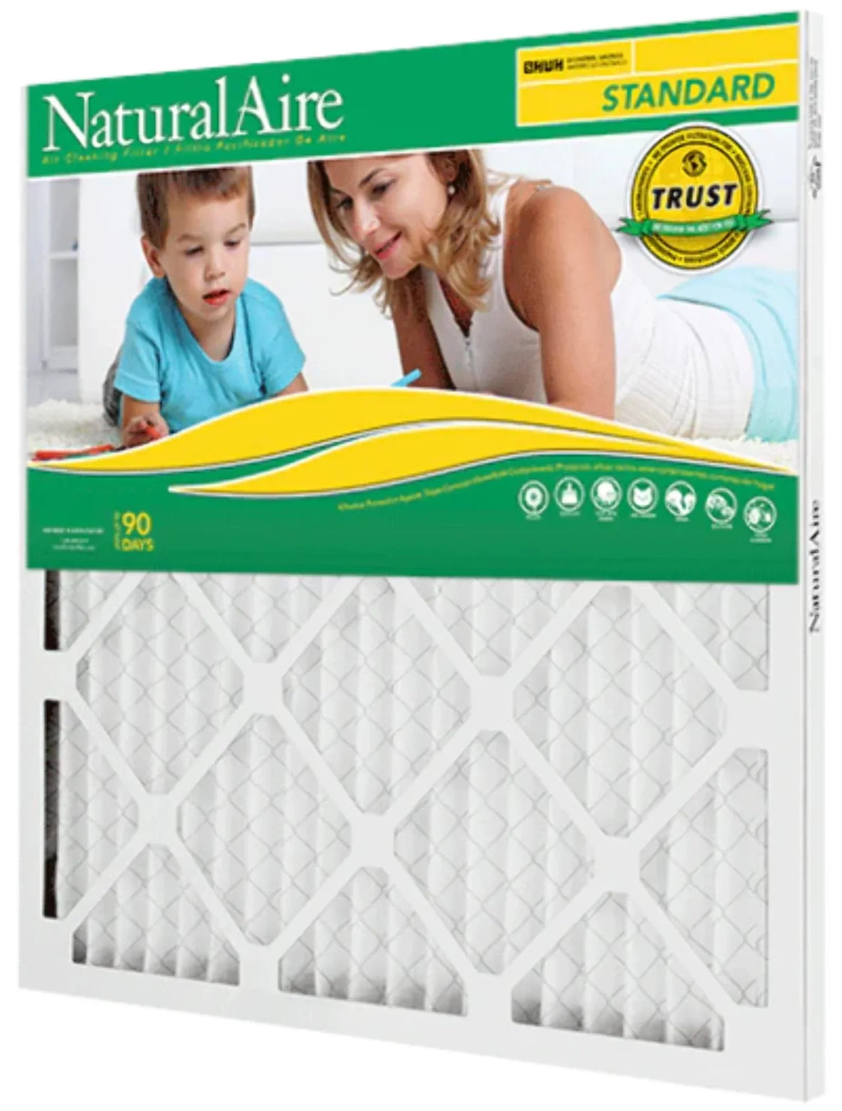 Pack12 Filter 8, Merv Air 84858.012323, Naturalaire 23x23x1, Standard