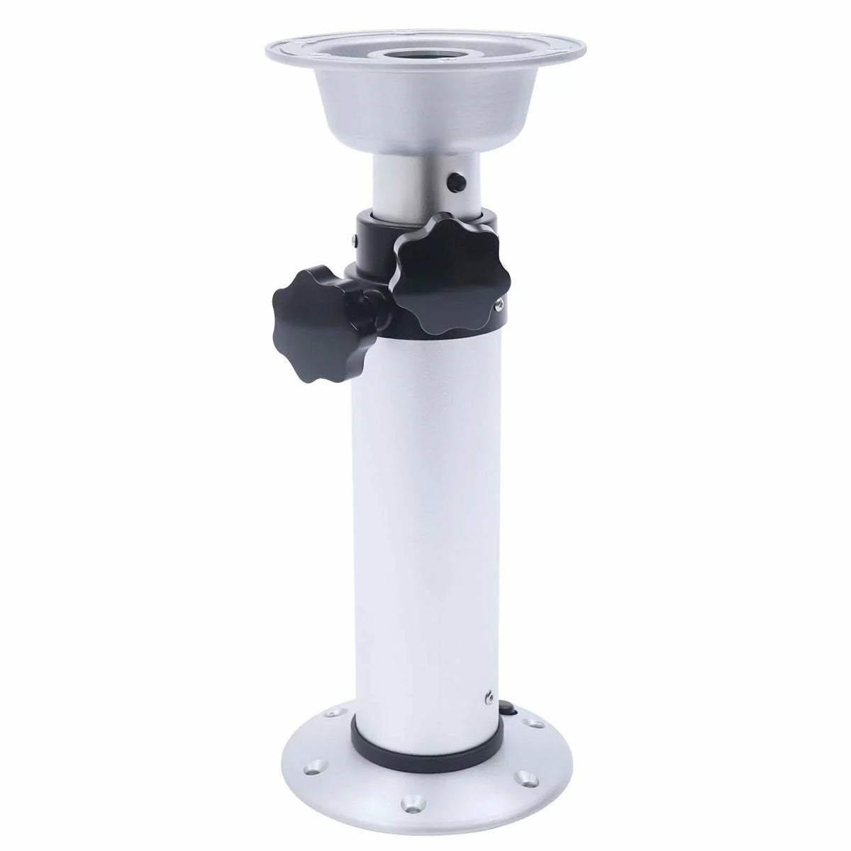 Removable Frame Mount Camper RV Pedestal Marine Base Miumaeov Alloy Aluminum Thickened Table Boat Caravan Stand for Motorhome 16.9"-29.1"Adjustable Table Leg
