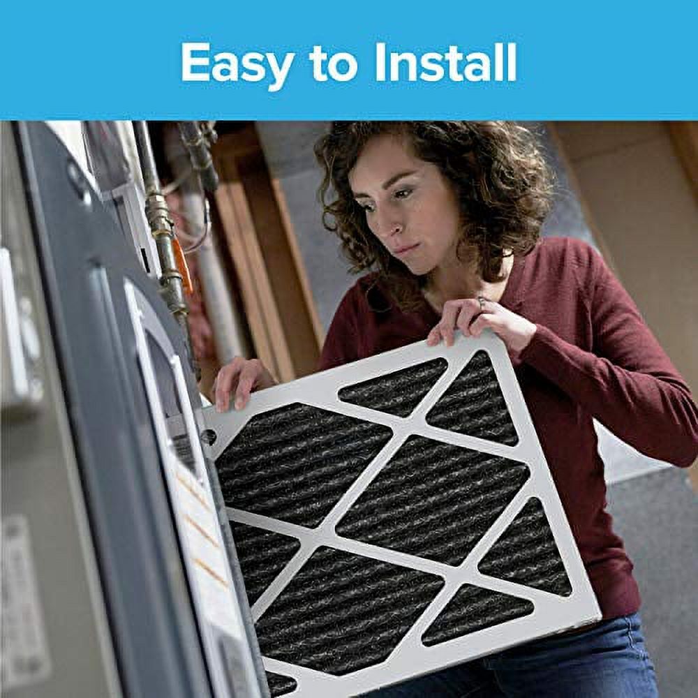 19.69 (exact 6-Pack AC Furnace Odor 15.69 x dimensions Filtrete x MPR Allergen Filter, 0.81) Air 1200, 16x20x1, Reduction, Defense