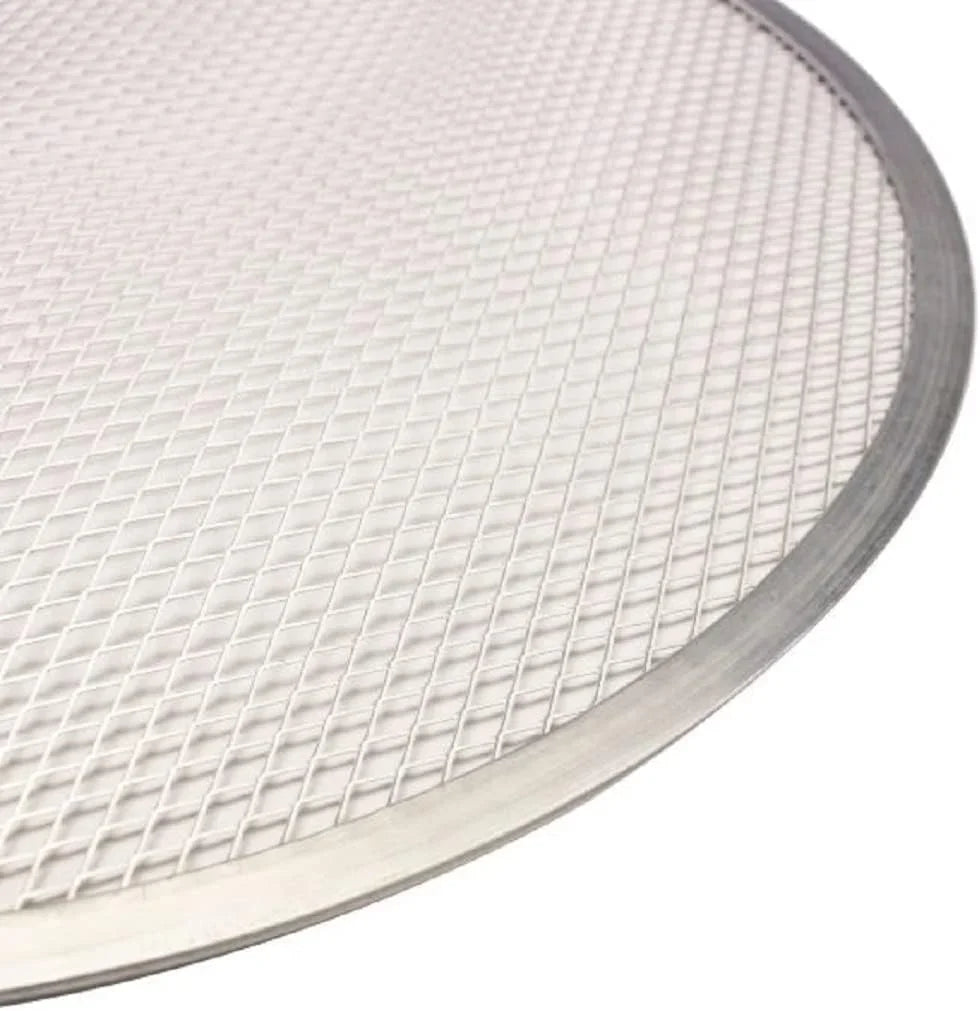 Aluminum Screen & Rim- Tray Baking Screen Round for TrueCraftware- 2 Kitchen Tray of Pizzeria Set Bakeware Restaurants Pan Baking Home Pizza Round Pizza Pizza Seamless 8”