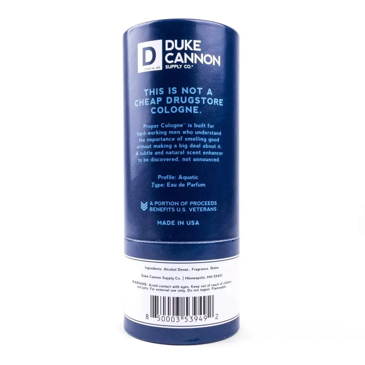 Duke de - Proper Men 1.7 Fl Parfum Co. Cologne, Huron/Eau Supply Cannon for Oz