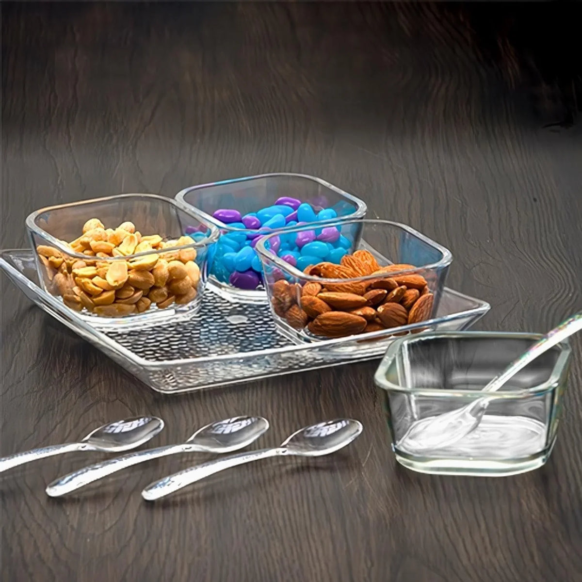 Dining Parties, 6) 7.75" For Of Clear With Premium Serving Events, (7.75" - & 1", X Pack Perfect Set Spoons X