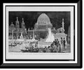 night. the Columbian Historic Exposition. building.drawn Framed 21-7/8" x by court Charles Graham., 17-7/8" and Print, electrical of administration grand MacMonnies's at illumination the fountain