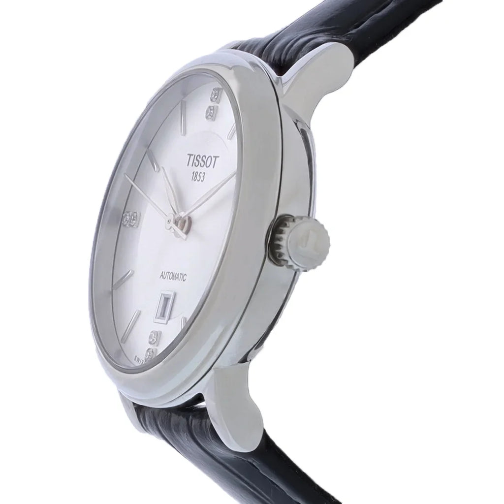 Swiss T122.207.16.036.01 Papers (Unworn) Carson or No Tissot Ladies Diamond Box Automatic Watch