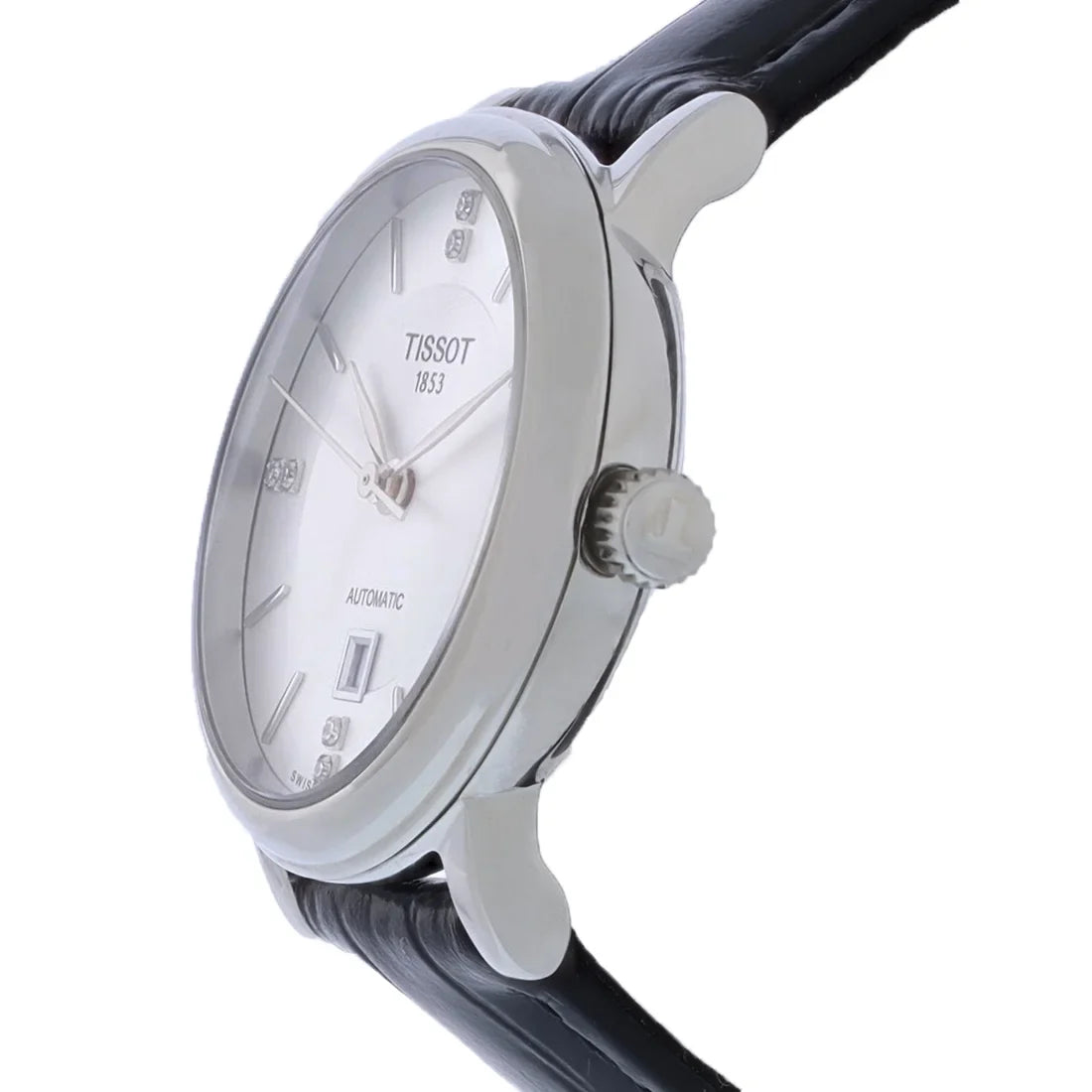 Swiss T122.207.16.036.01 Papers (Unworn) Carson or No Tissot Ladies Diamond Box Automatic Watch