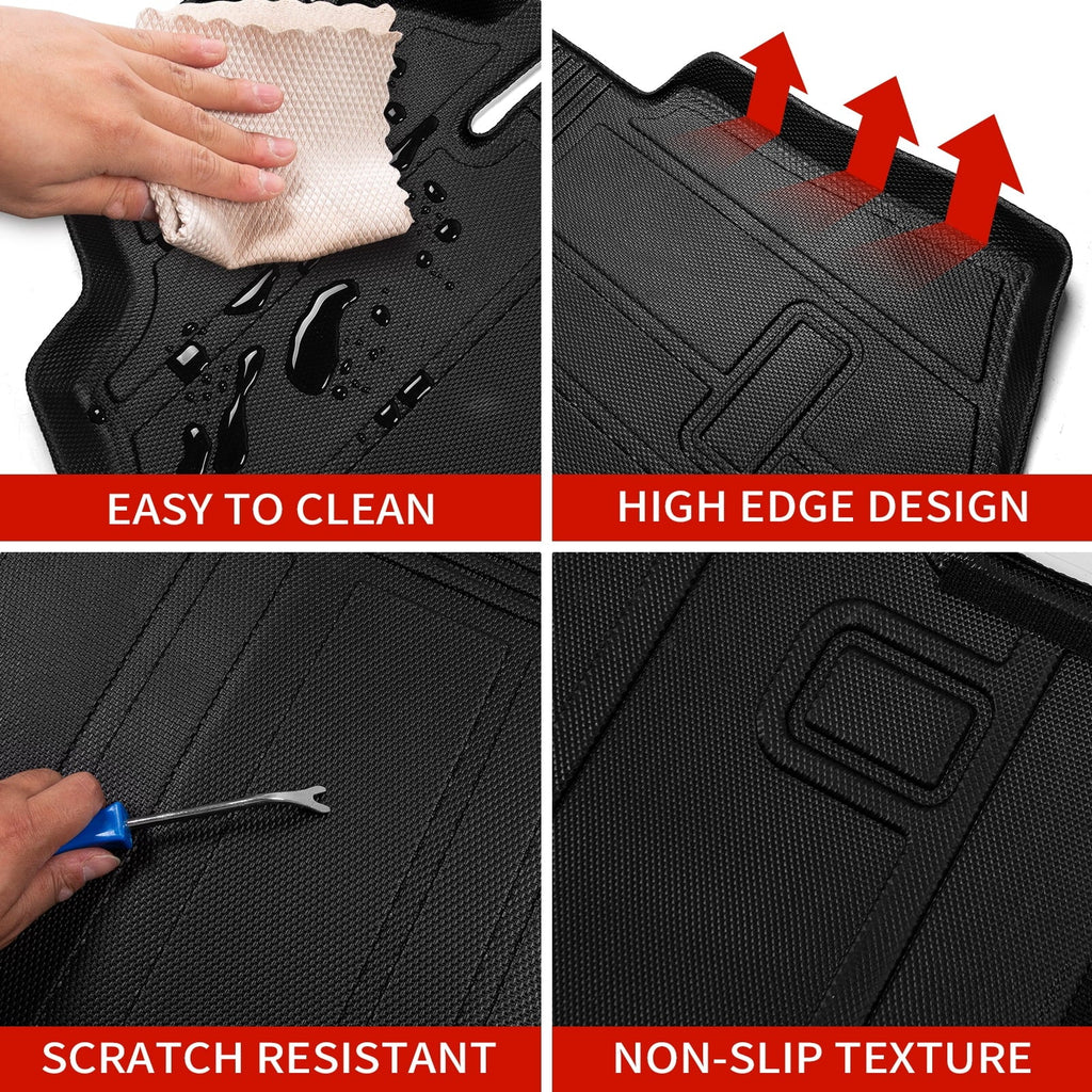 Highlander Backrest with Fit Accessories Mat Mats 2023 Trunk Highlander Mat Toyota 2020-2024 Cargo