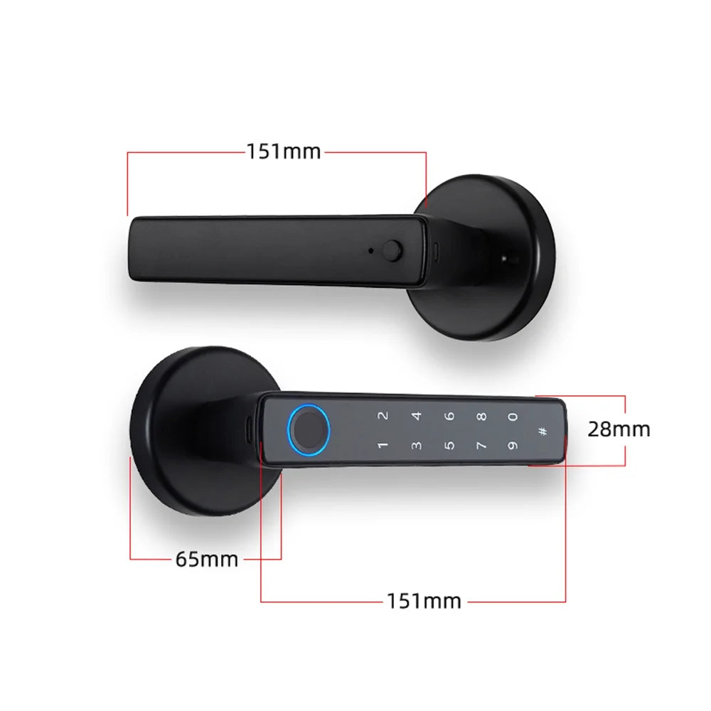 Keyless Entry Lock Smart Door Anself Lock Wafu