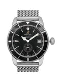 Breitling Heritage Mens Dial Steel 38mm SuperOcean A3732024-B869SS Black Watch