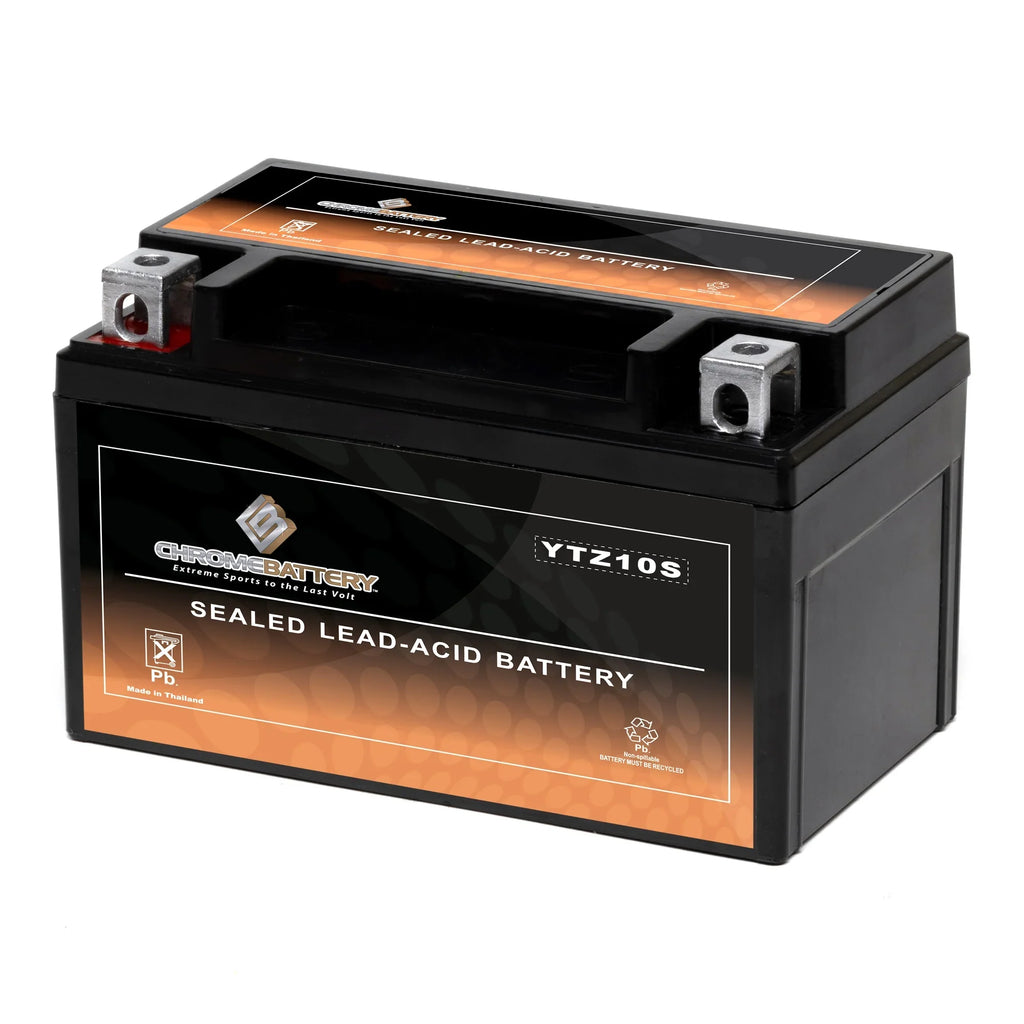 Ah, A Battery Suzuki Motorcycle Battery 190 1000 (2005 Gsx-r1000, 12 (ytz10s Cc 2017) Ytz10s-bs - Volts,8.6 Chrome Cca) for Years