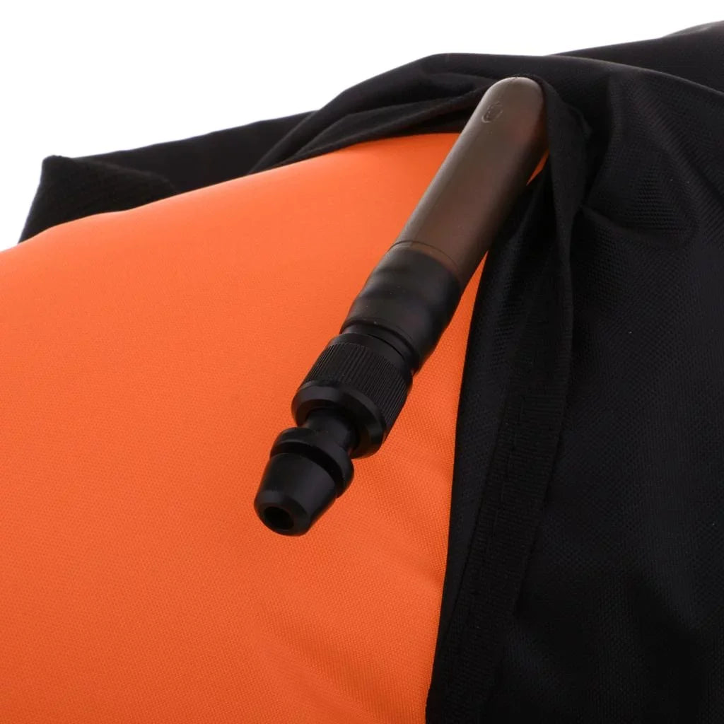 Safety , Visible D-, Spearfishing, 20m Diving with Inflator High Diver Scuba Float Freediving Flag, Oral Buoy Snorkeling,