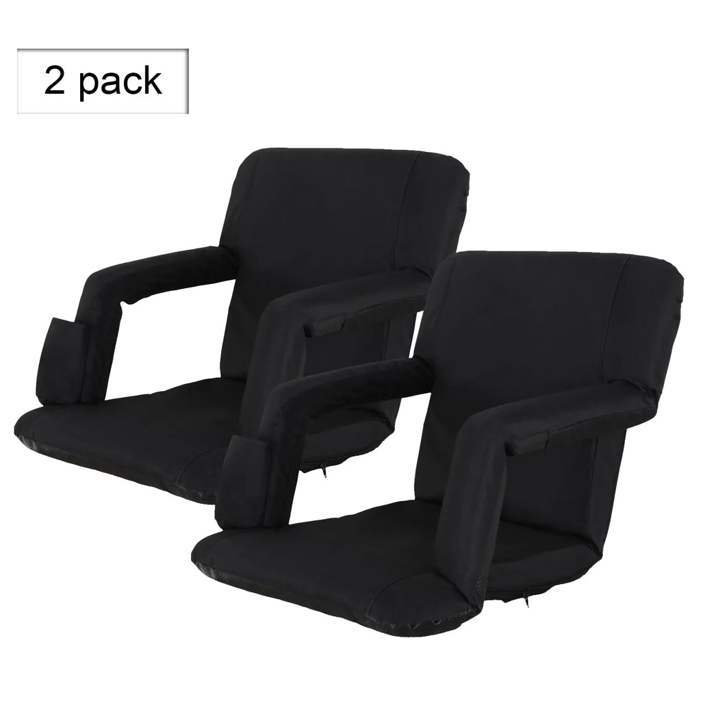(2 ZENY Pieces) Black Seats Stadium