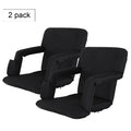 (2 ZENY Pieces) Black Seats Stadium