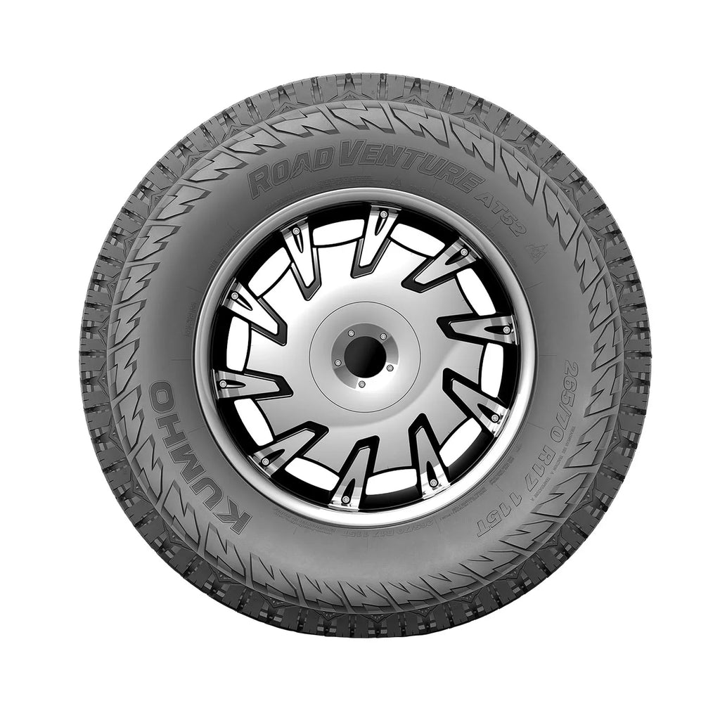 Terrain Light Tire Truck LT255/75R17 111/108R Road All Venture Kumho AT52