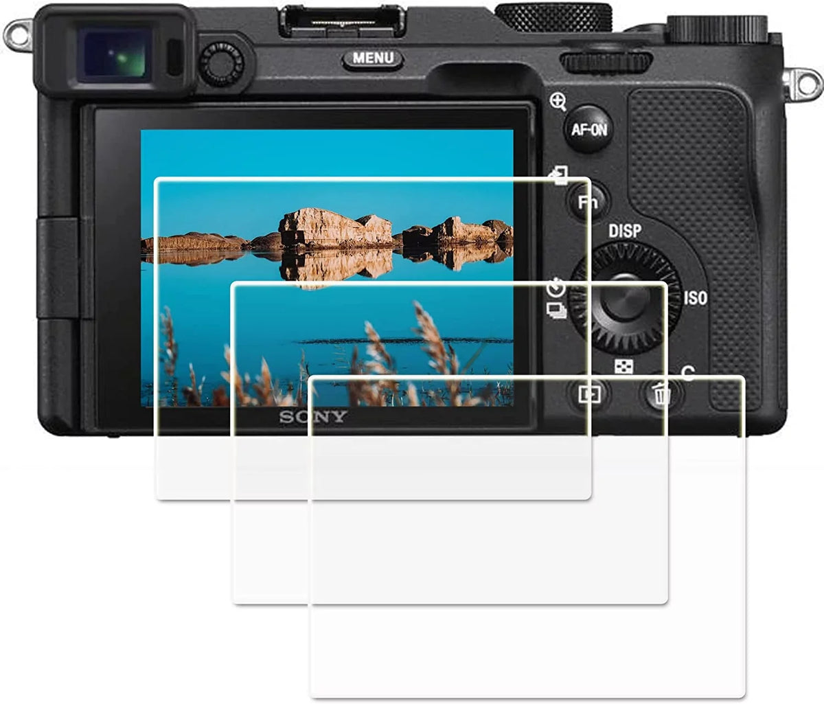 Alpha Alpha iv a7C (3 a7C Protection rx10 Cover Sony Glass Tempered Screen Compatible LCD Protectors for Film Packs),