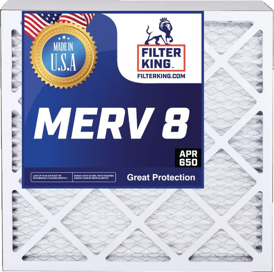 Pleated USA x King Size: 8 | Filter MERV HVAC Filters Air Actual 4-PACK 28 | Filter 14x28x0.5a Furnace A/C 0.5" IN | | 14 MADE x