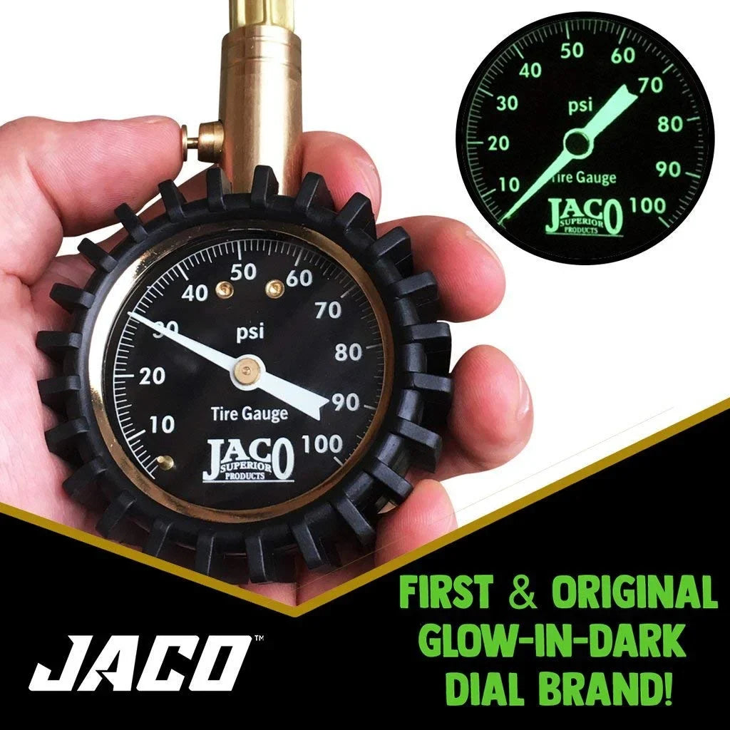 Tire Products - 100 PSI Pressure Gauge ElitePro Superior JACO JACO
